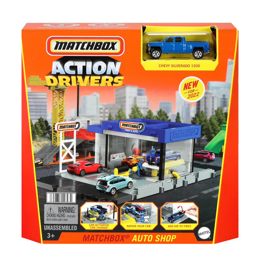Matchbox Aksiyon Sürücüleri Oto Servis Oyun Seti