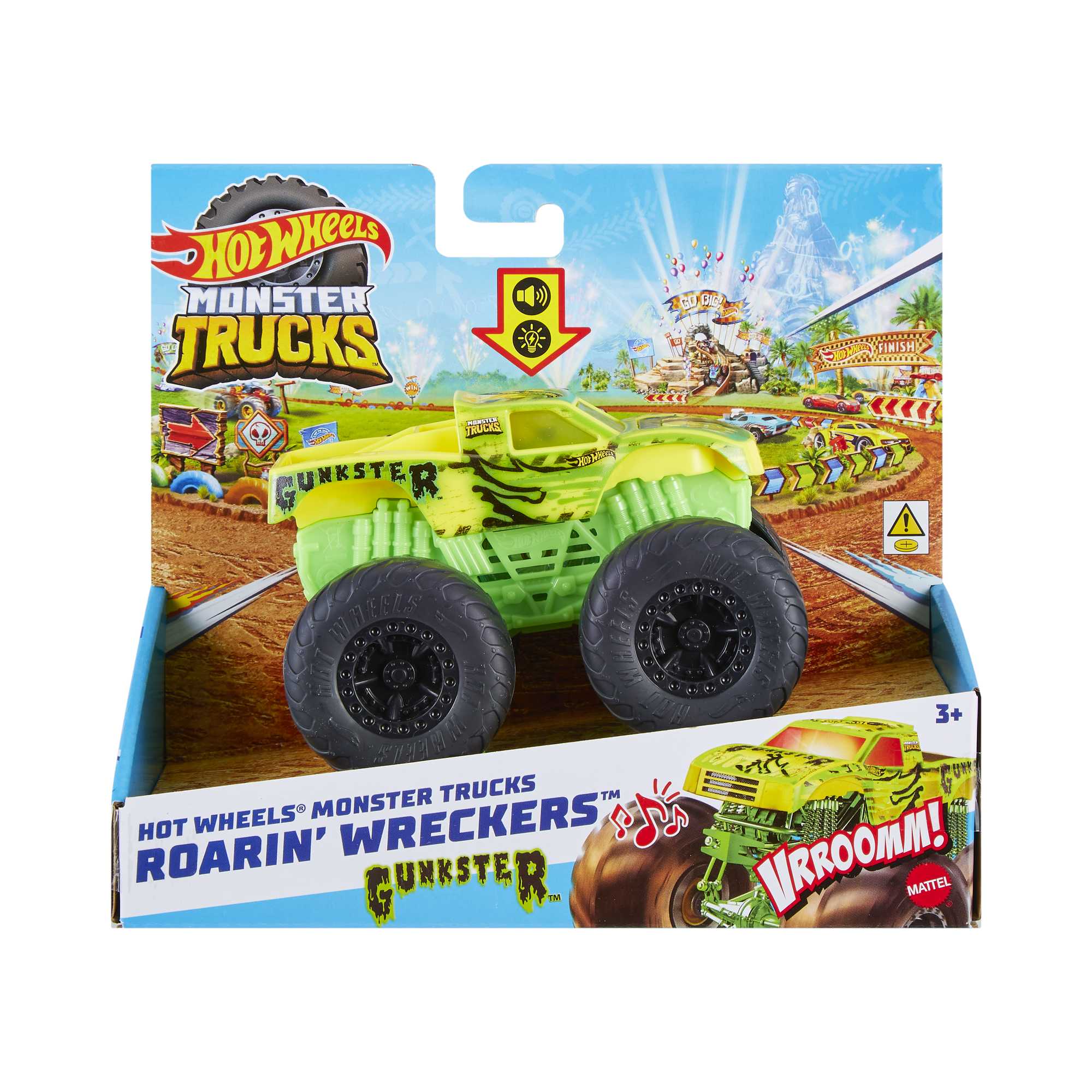 Hot Wheels™ Monster Trucks Kükreyen Arabalar™,  Işıklı ve Sesli