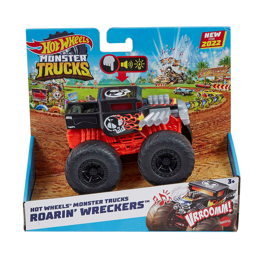 Hot Wheels Canavar Kamyonlar Roarin Wreckers Bone Shaker (Işıklı-Sesli)