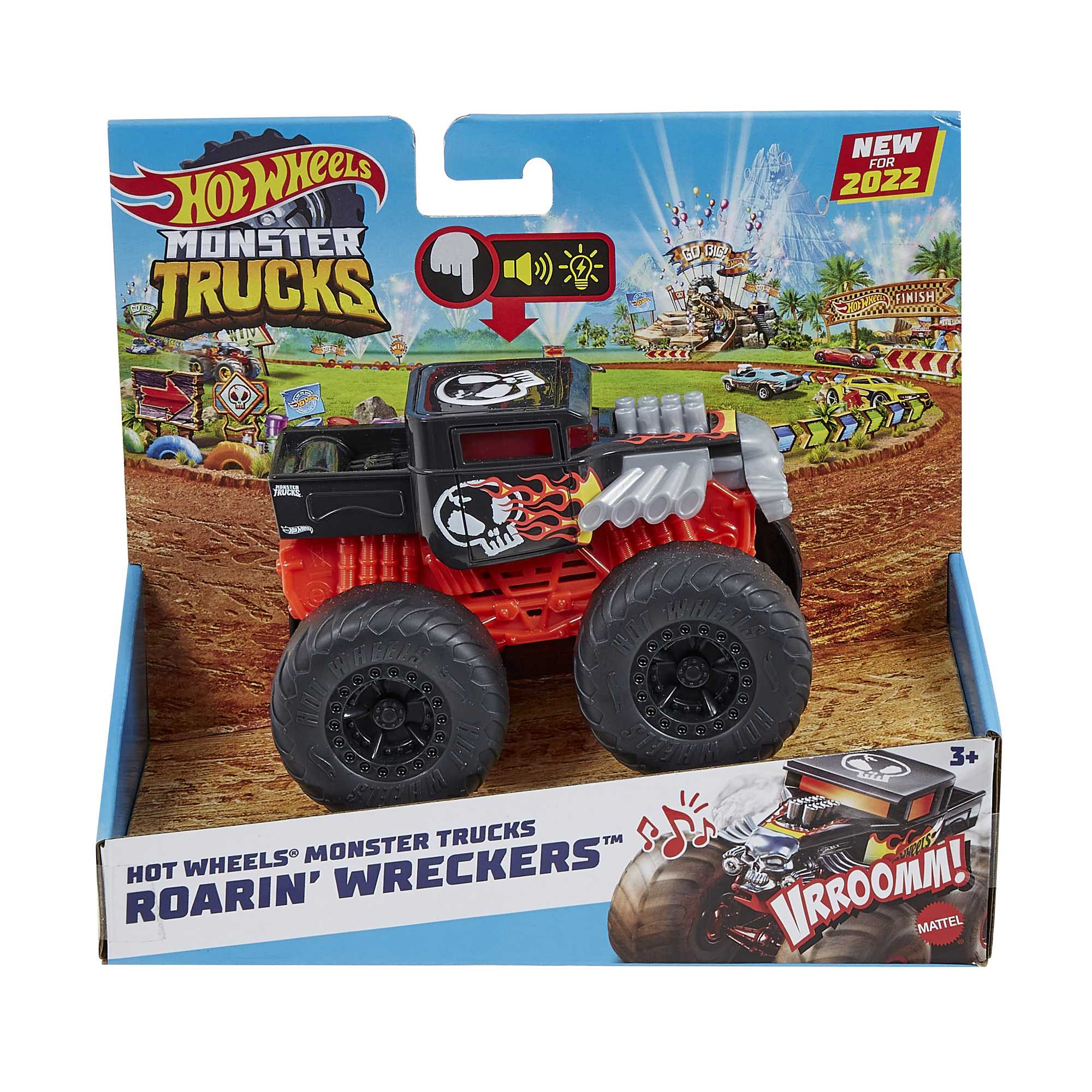 Hot Wheels Canavar Kamyonlar Roarin Wreckers Bone Shaker (Işıklı-Sesli)