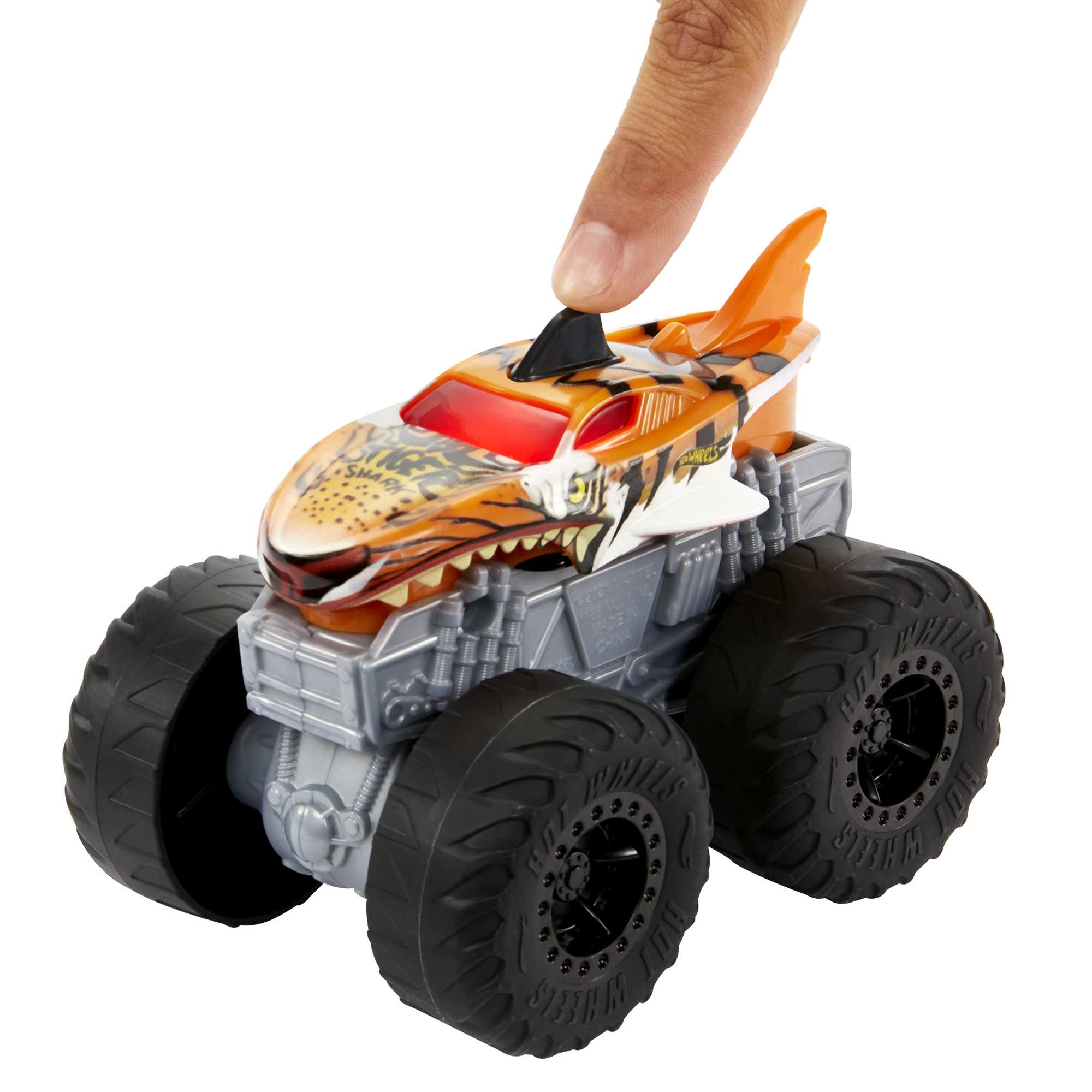 Hot Wheels Canavar Kamyonlar Roarin Wreckers Tiger Shark (Işıklı-Sesli)