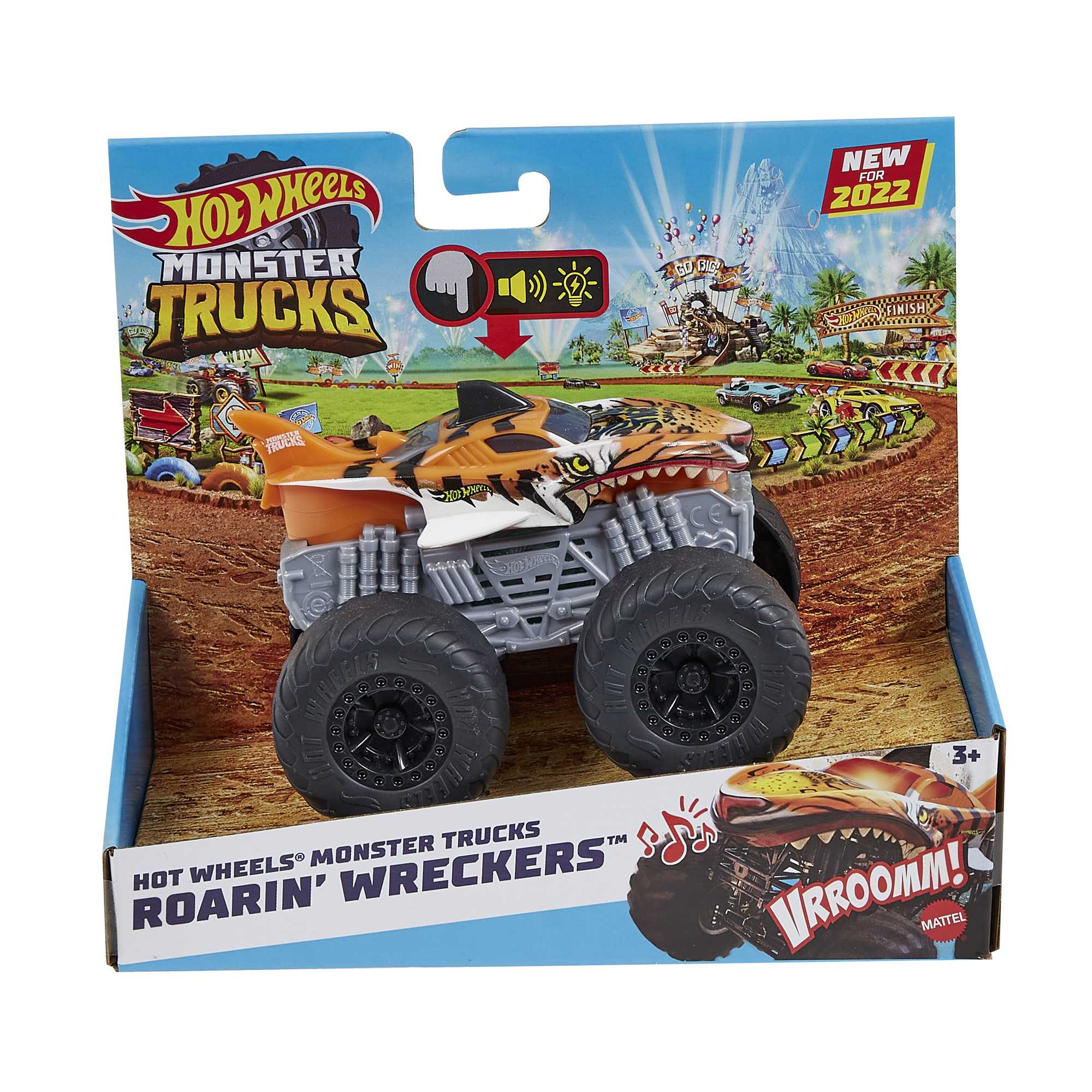 Hot Wheels Canavar Kamyonlar Roarin Wreckers Tiger Shark (Işıklı-Sesli)