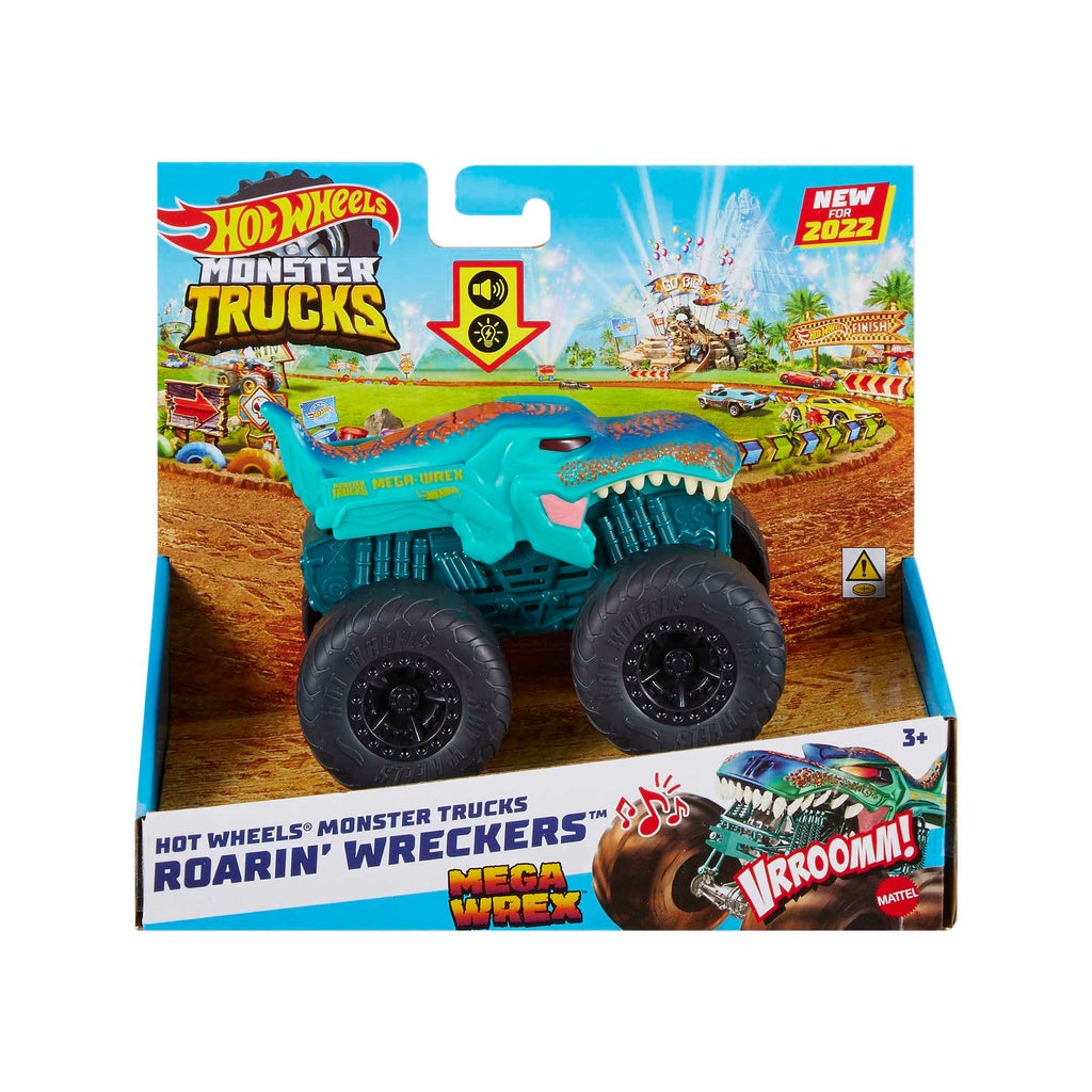 Hot Wheels Canavar Kamyonlar Roarin Wreckers Mega-Wrex (Işıklı-Sesli)
