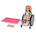 Barbie Chelsea Tekerlekli Sandalyeli Bebek - Rampalı, Çıkartmalı Set - 3 Yaş ve Üzeri