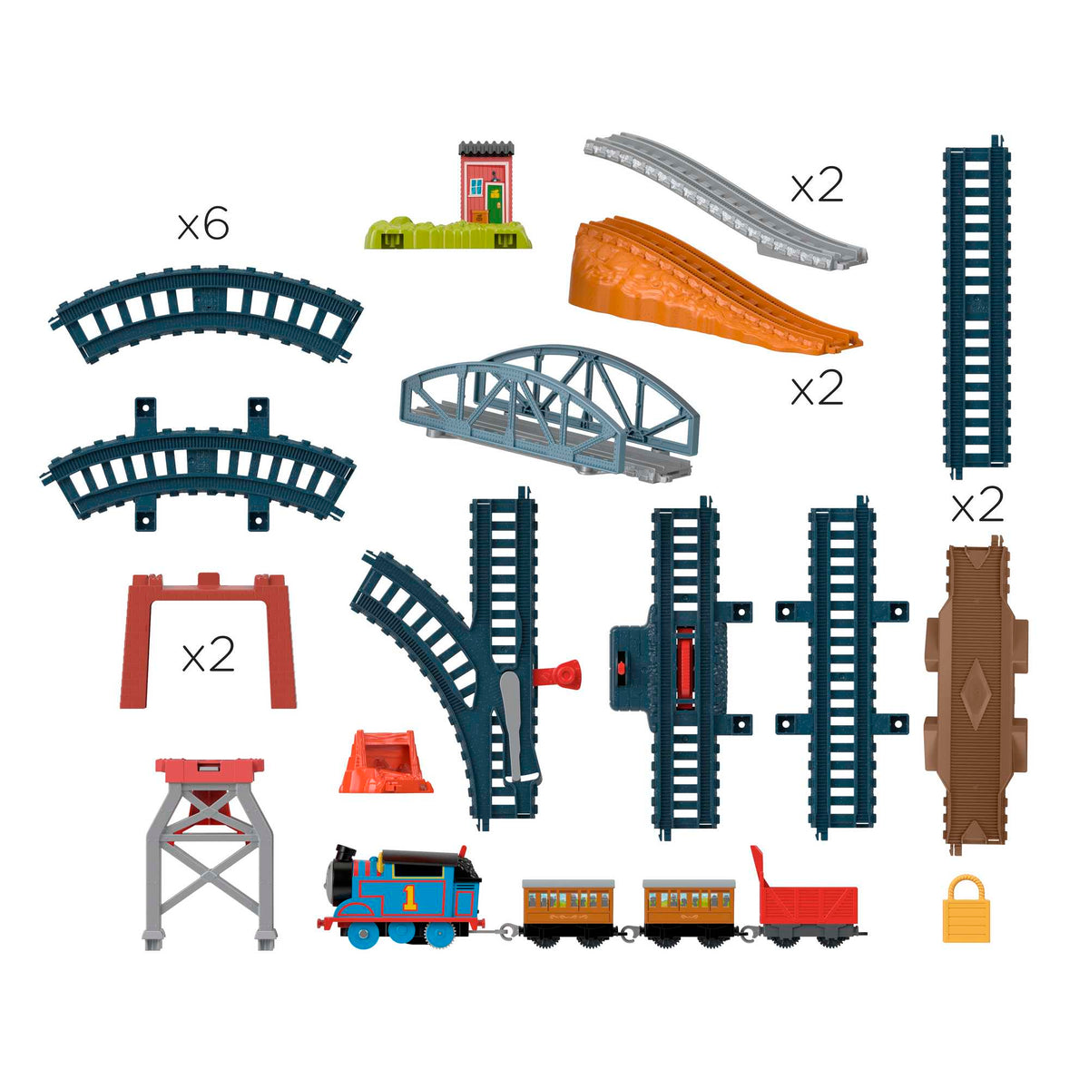 Fisher-Price Thomas ve Arkadaşları - 3'ü 1 Arada Kargo Macerası Oyun Seti