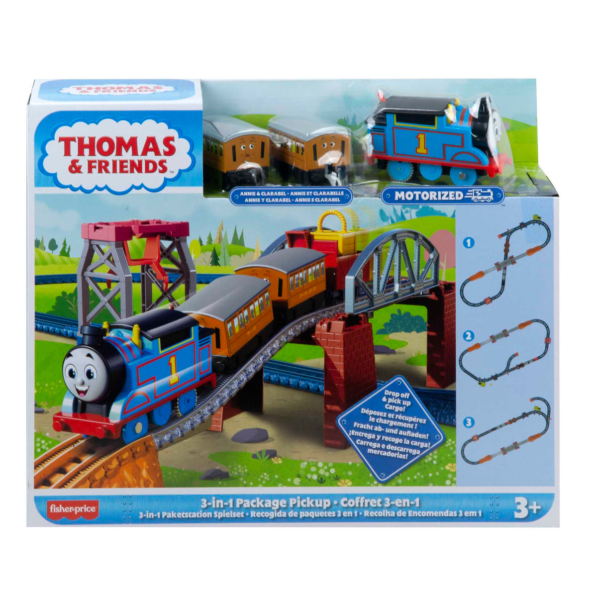 Fisher-Price Thomas ve Arkadaşları - 3'ü 1 Arada Kargo Macerası Oyun Seti
