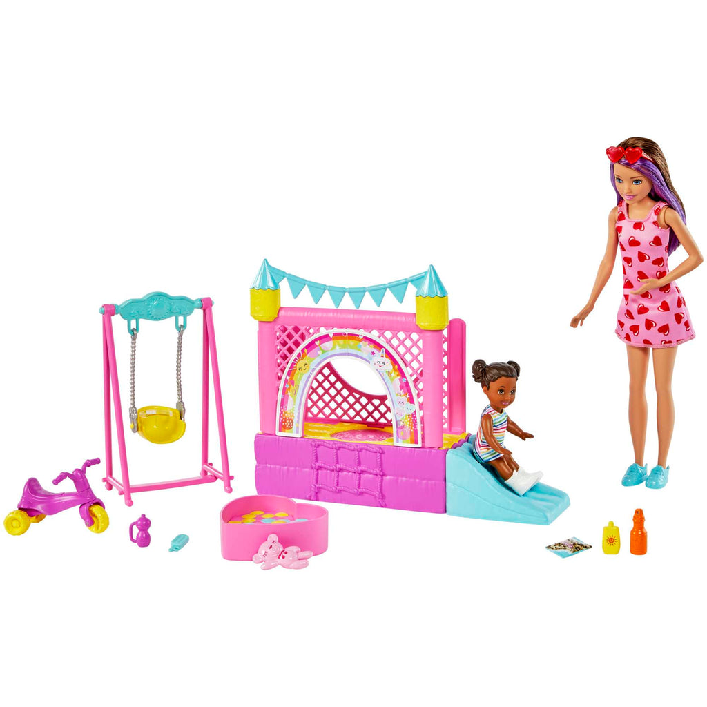 Barbie Bebek Bakıcısı Skipper Oyun Evi Seti — Bebek, Oyun Parkı ve Aksesuarlar