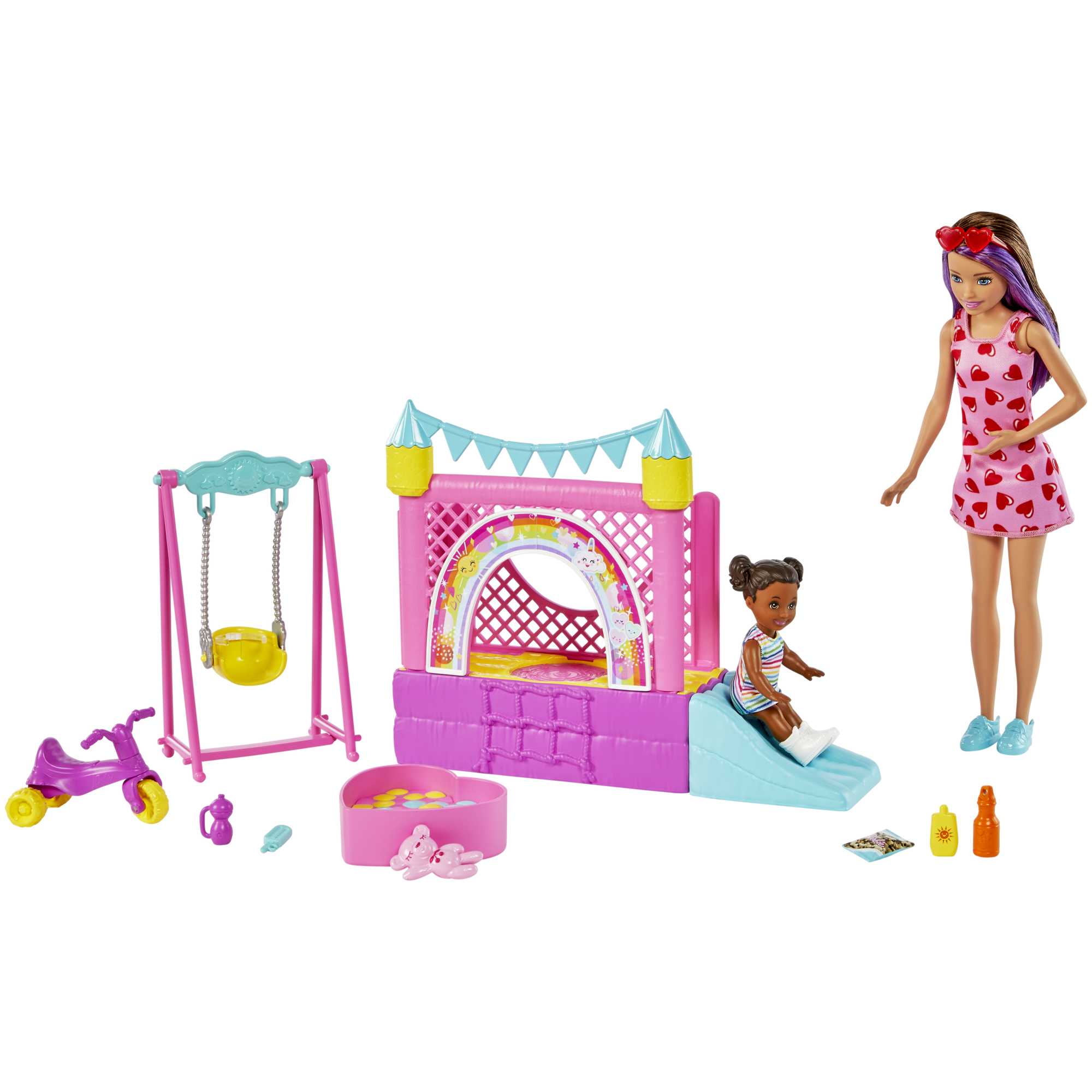 Barbie Bebek Bakıcısı Skipper Oyun Evi Seti — Bebek, Oyun Parkı ve Aksesuarlar