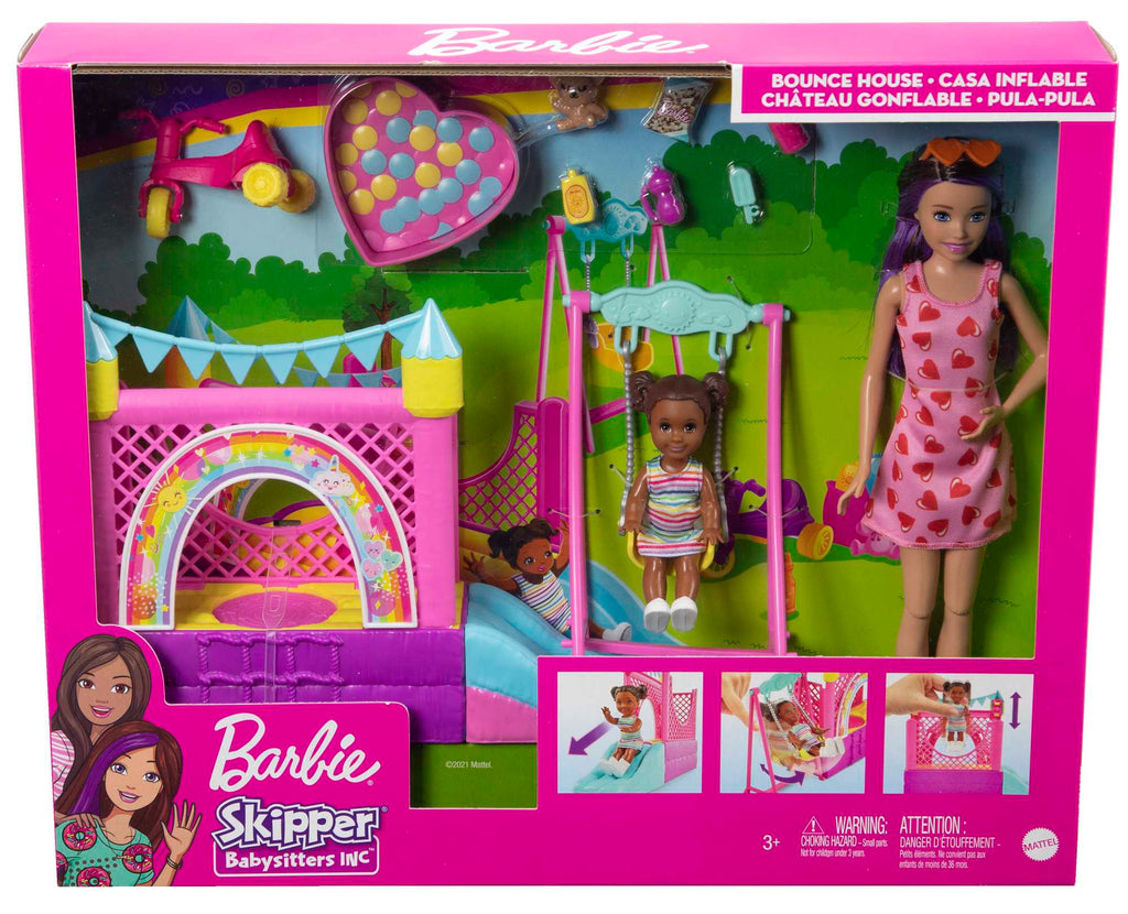 Barbie Bebek Bakıcısı Skipper Oyun Evi Seti — Bebek, Oyun Parkı ve Aksesuarlar