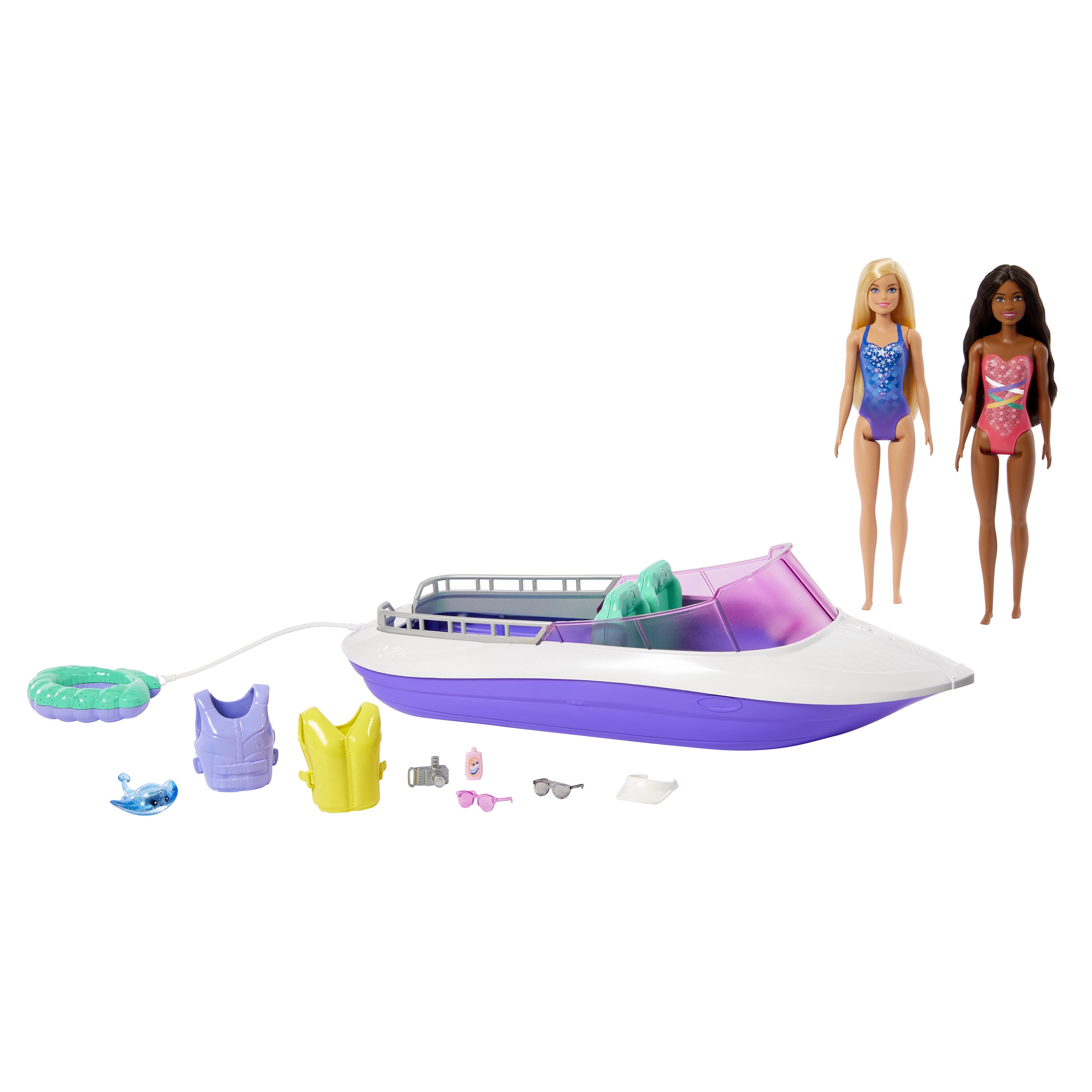 Barbie'nin Botu Oyun Seti - 2 Bebek ve Yüzen Tekne, 3 Yaş ve Üzeri Kız Çocuk Oyuncağı