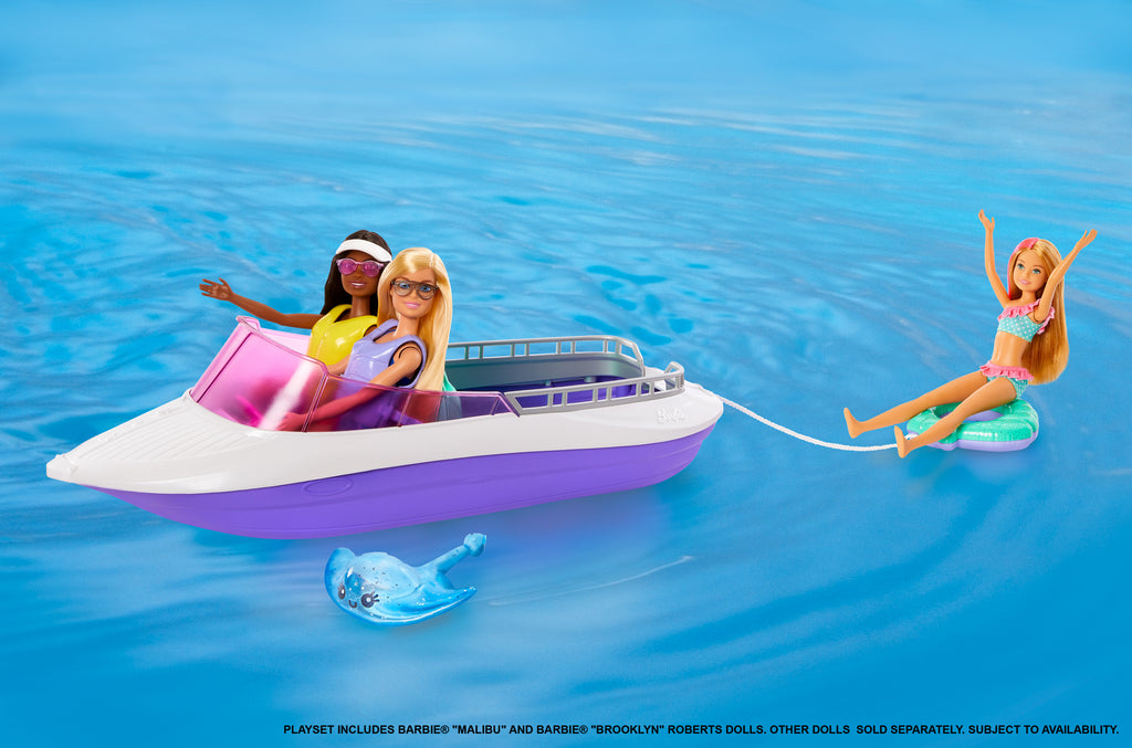 Barbie'nin Botu Oyun Seti - 2 Bebek ve Yüzen Tekne, 3 Yaş ve Üzeri Kız Çocuk Oyuncağı