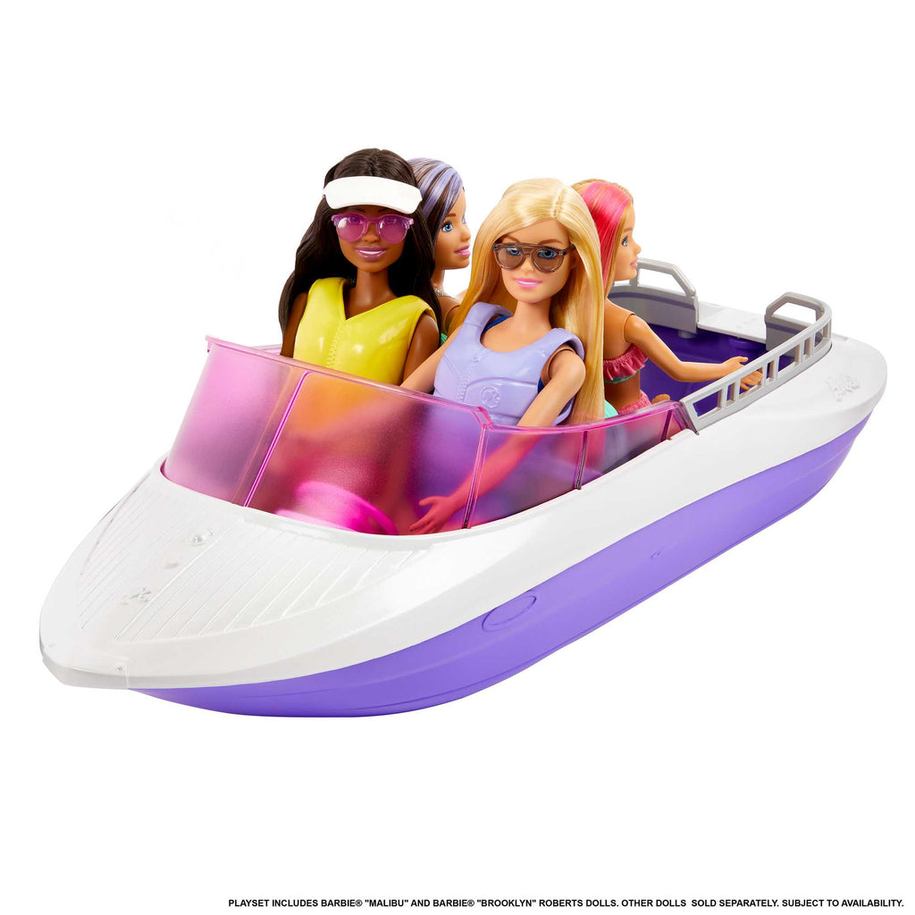 Barbie'nin Botu Oyun Seti - 2 Bebek ve Yüzen Tekne, 3 Yaş ve Üzeri Kız Çocuk Oyuncağı