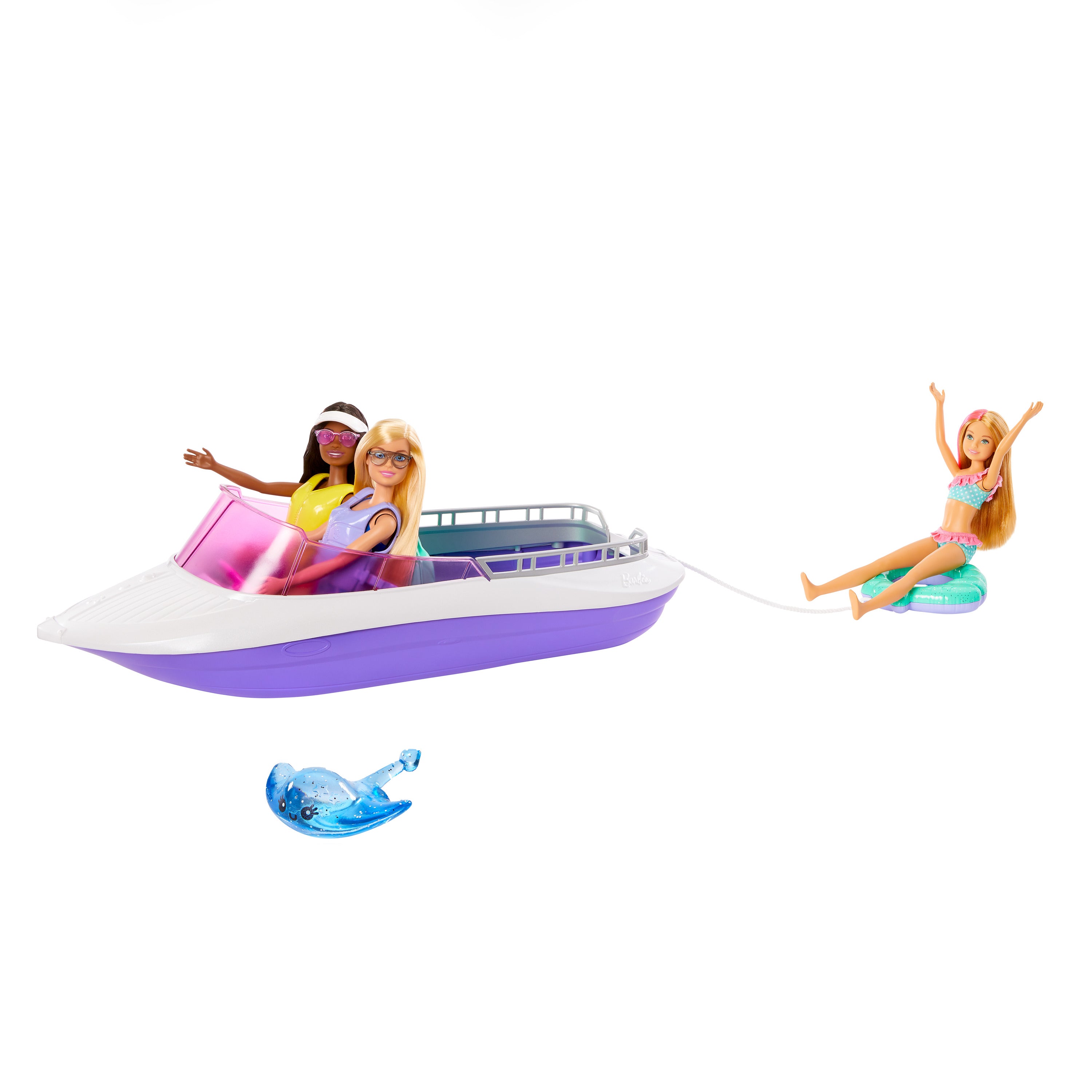 Barbie'nin Botu Oyun Seti - 2 Bebek ve Yüzen Tekne, 3 Yaş ve Üzeri Kız Çocuk Oyuncağı