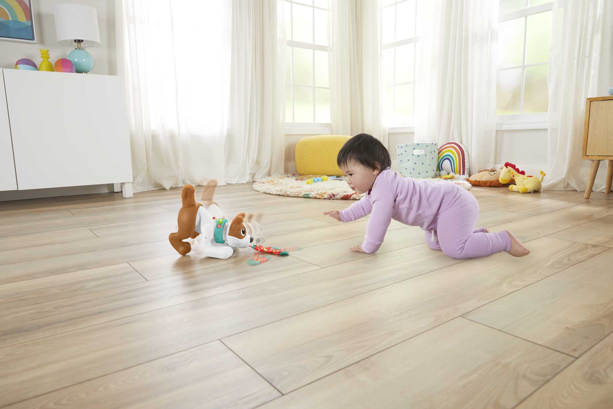 Emeklemeyi ve Saymayı Öğreten Köpekçik Bebek Oyuncağı - Türkçe seri