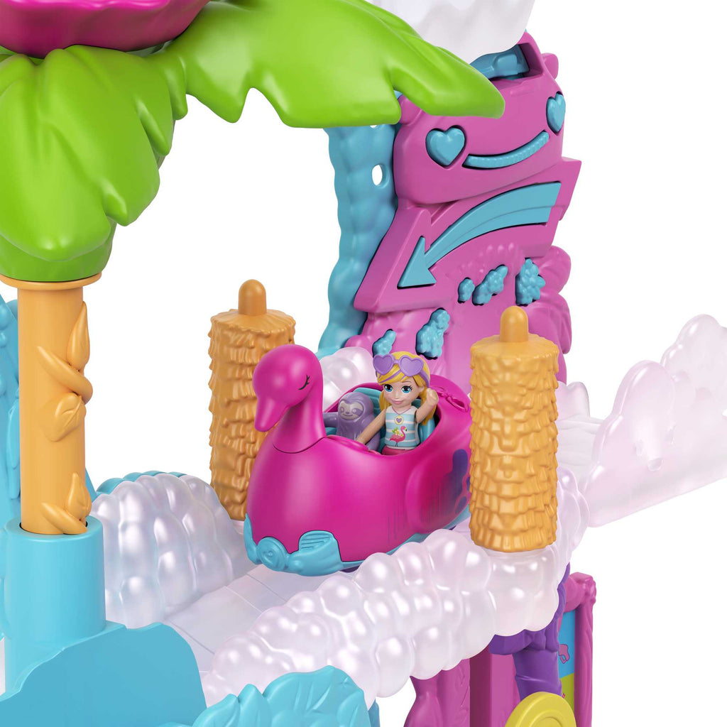 Polly Pocket Flamingo Araba Su Eğlencesi Seti