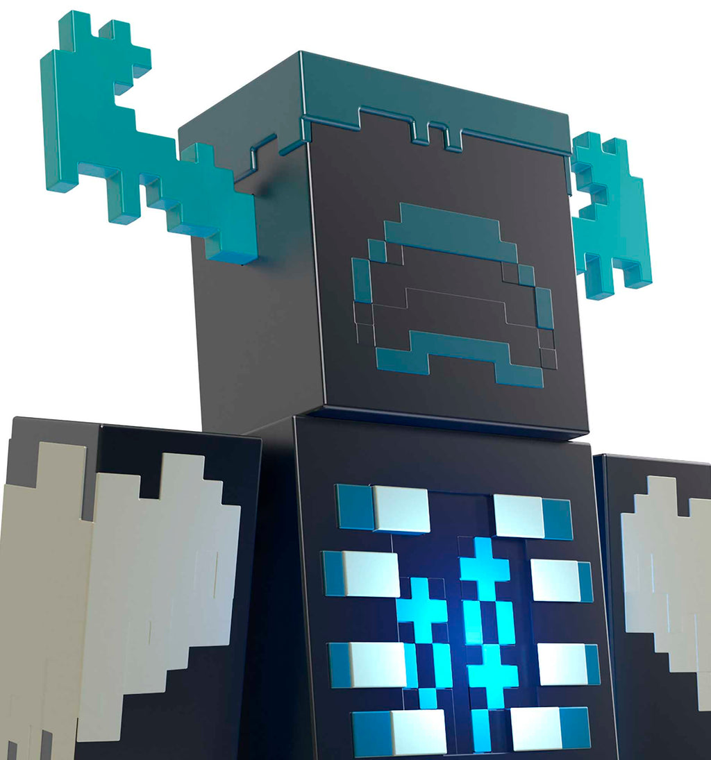Işıklı ve sesli Warden figürü ve aksesuarları, Minecraft oyuncakları