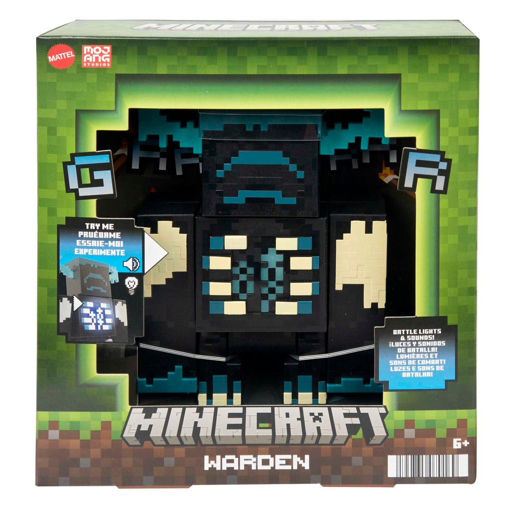 Işıklı ve sesli Warden figürü ve aksesuarları, Minecraft oyuncakları