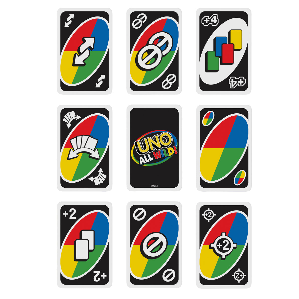 UNO All Wild™ 7 yaş ve üzeri için kart oyunu