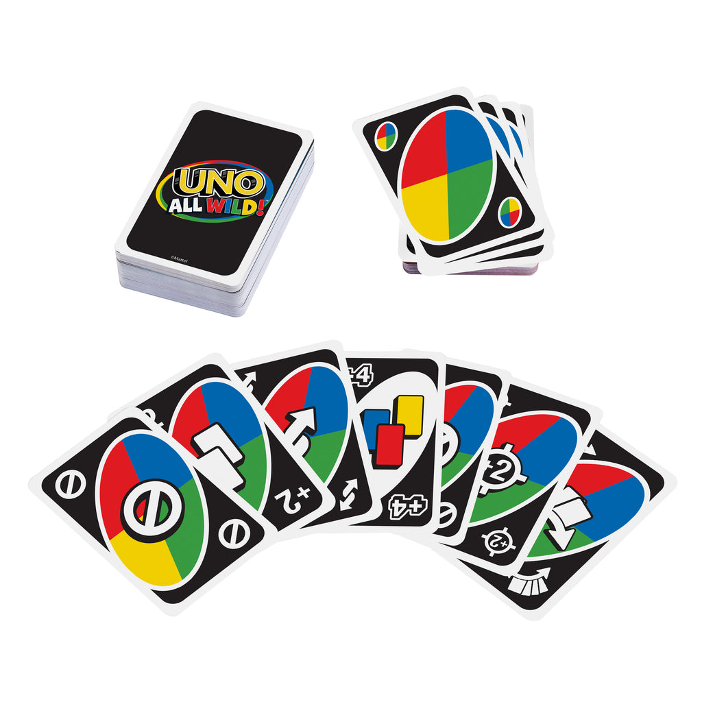 UNO All Wild™ 7 yaş ve üzeri için kart oyunu