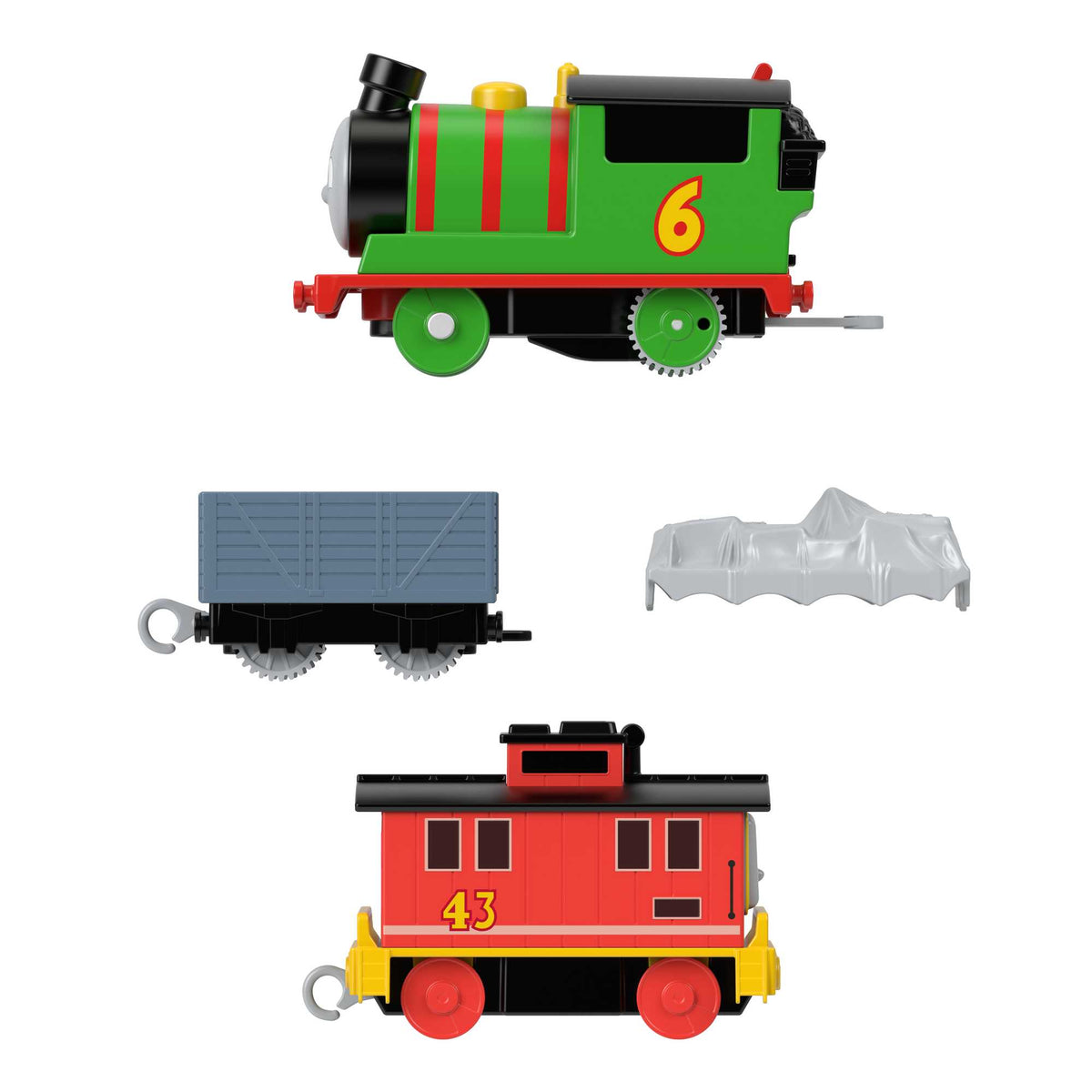 Thomas ve Arkadaşları Motorlu Lokomotif Percy ve Fren Vagonu Bruno