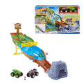 2 adet 1:64 ölçekli oyuncak arabasıyla Hot Wheels® Monster Trucks oyun seti