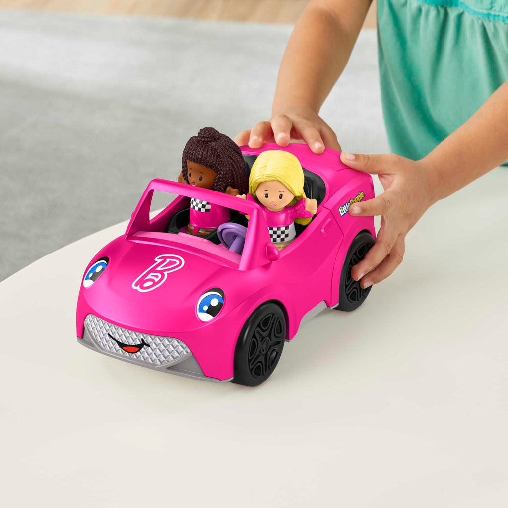 Little People'dan Barbie'nin Üstü Açılır Arabası ve figür seti
