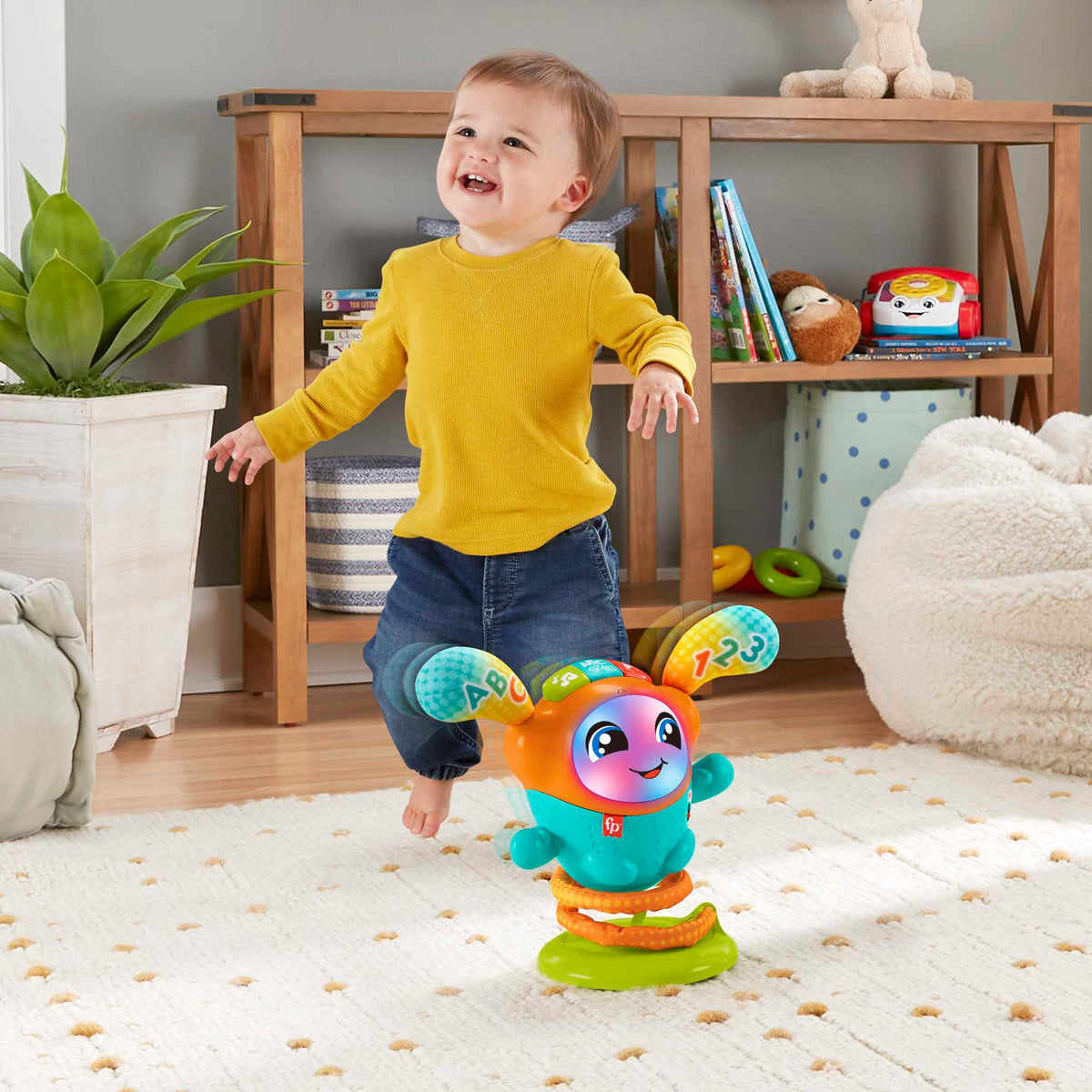Fisher-Price Sevimli DJ, Bebekler İçin Müzikli Oyuncak - İngilizce ve Türkçe