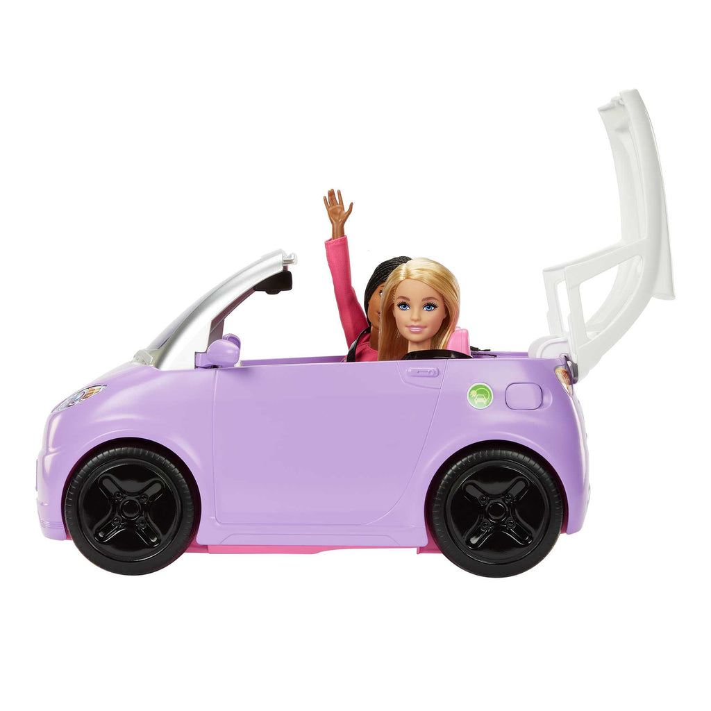 Barbie® arabası, çocuklar için oyuncaklar, şarj istasyonlu "elektrikli araba"