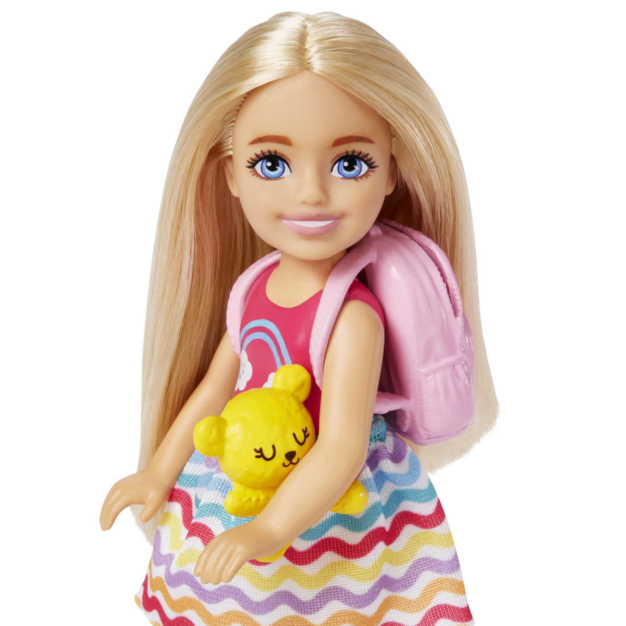 Barbie® oyuncakları, Chelsea™ bebek ve aksesuarları, yavru köpeğiyle seyahat seti