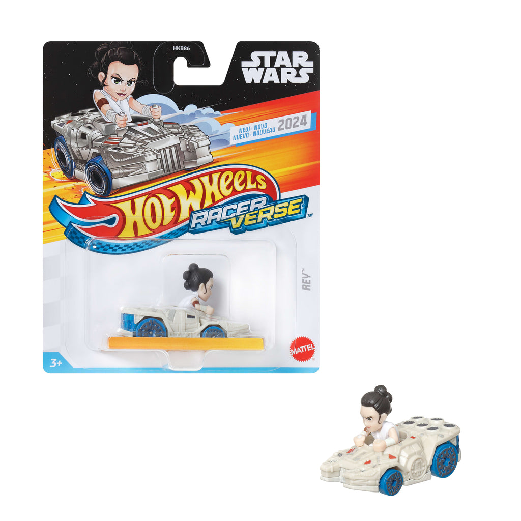 Hot Wheels Racerverse™ metal araç ve aksiyon figürü sürücüsü popüler kültür karakteri (stilleri farklılık gösterebilir)