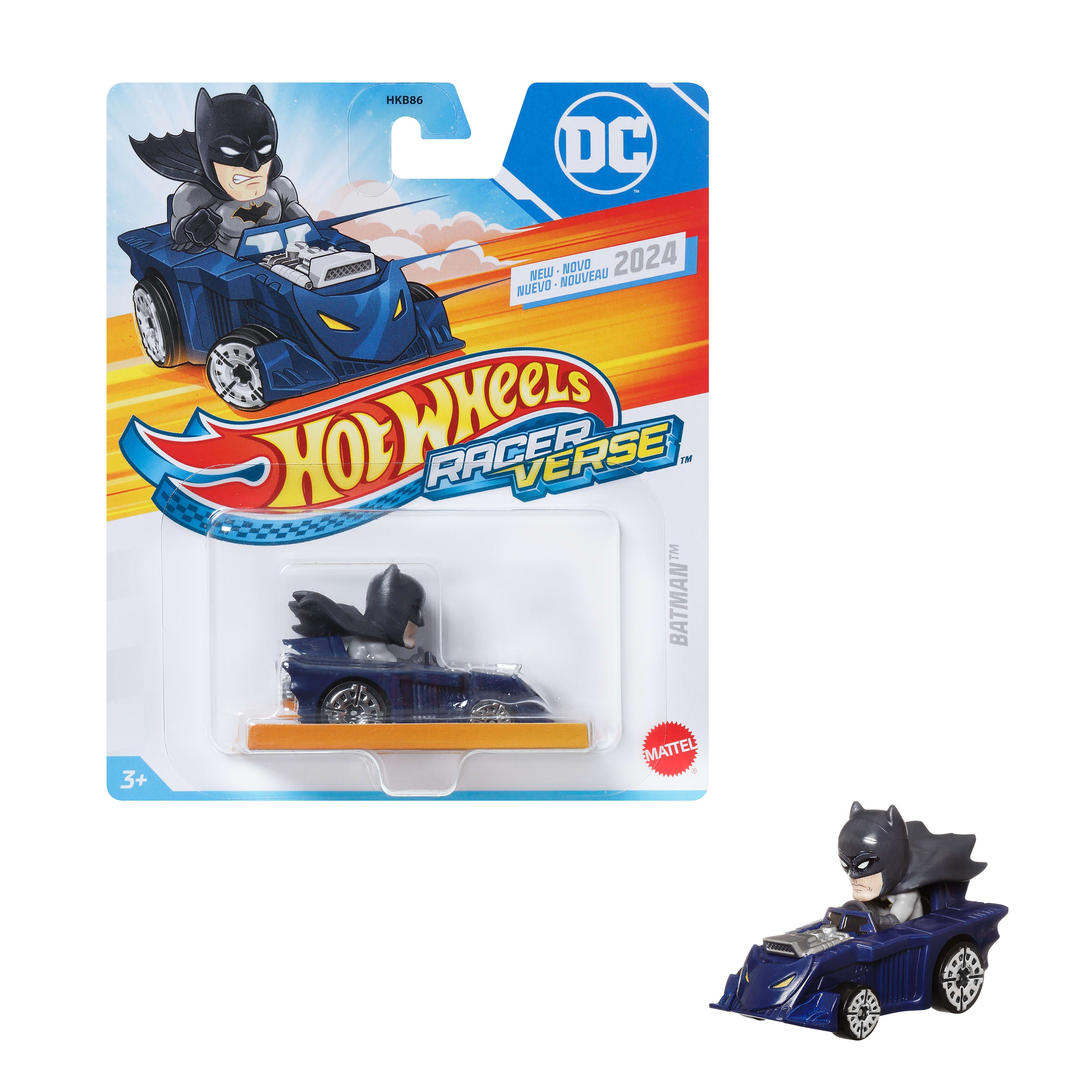 Hot Wheels Racerverse™ metal araç ve aksiyon figürü sürücüsü popüler kültür karakteri (stilleri farklılık gösterebilir)