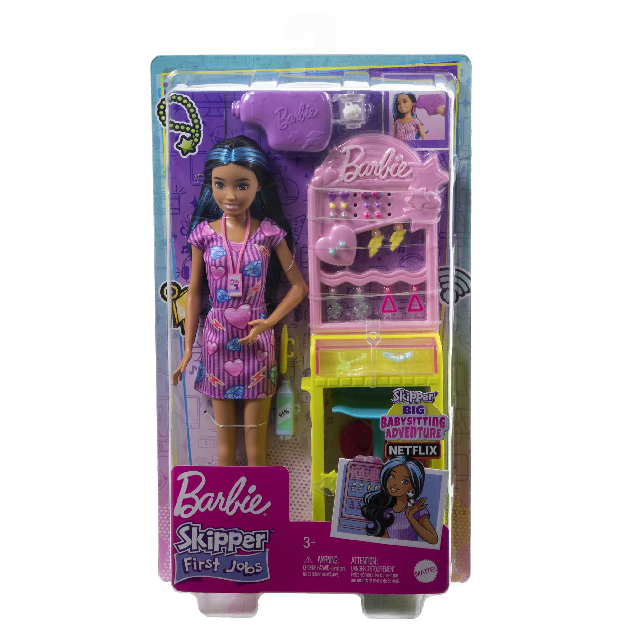 Barbie Skipper'ın Takı Standı Oyun Seti
