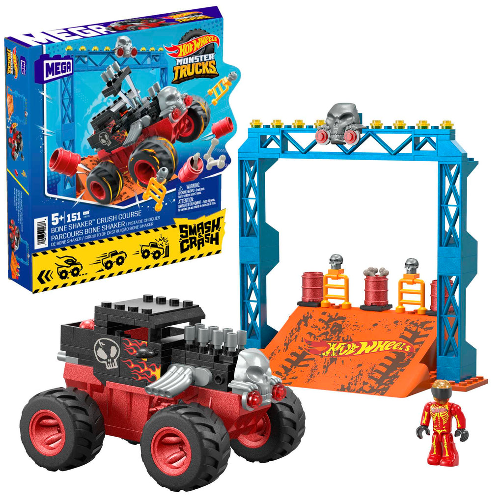 MEGA™ Hot Wheels® Smash N Crash Bone Shaker™ Çarpışma Pisti