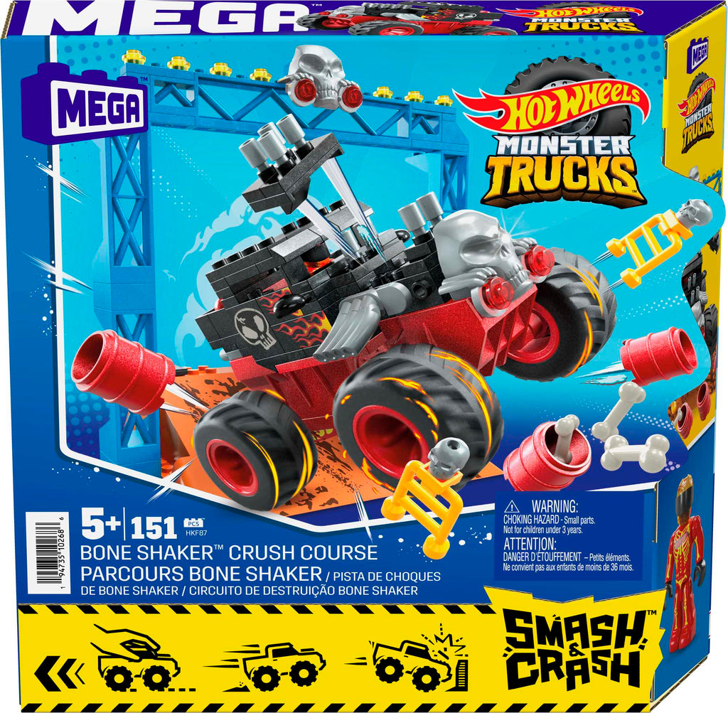 MEGA™ Hot Wheels® Smash N Crash Bone Shaker™ Çarpışma Pisti