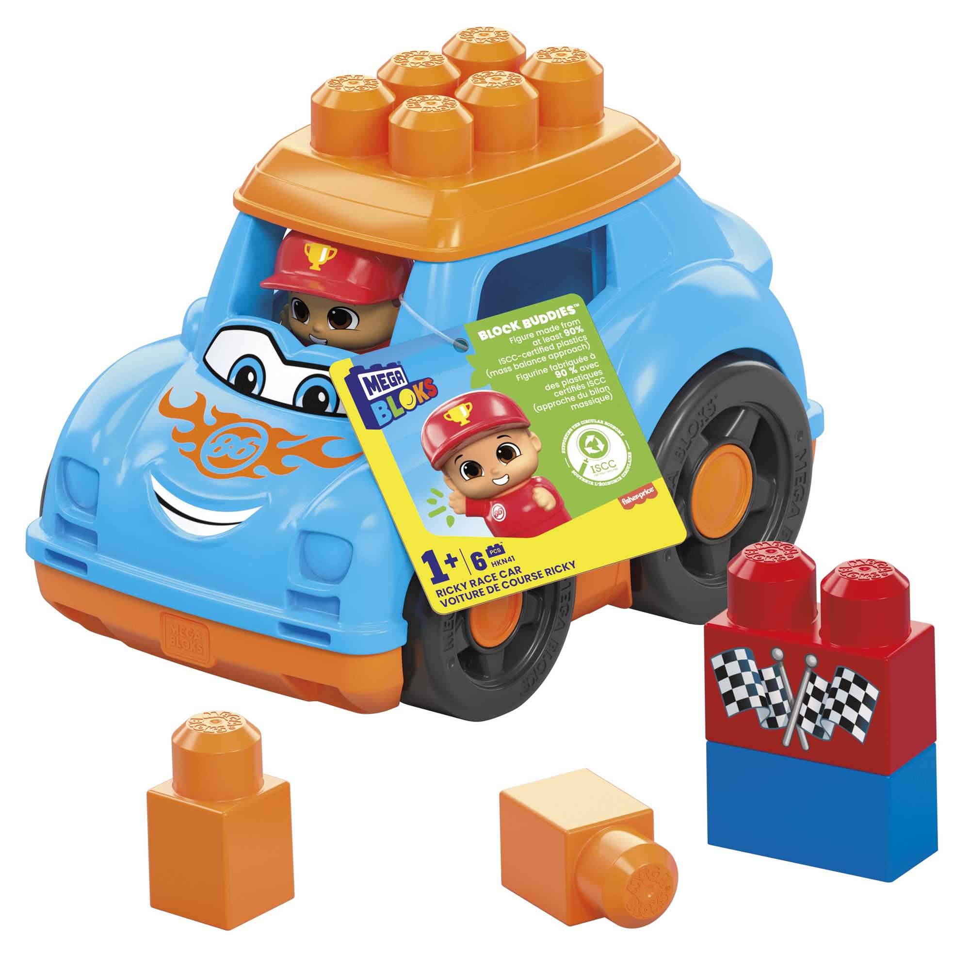 MEGA Bloks İlk İnşacılar Ricky Yarış Arabası