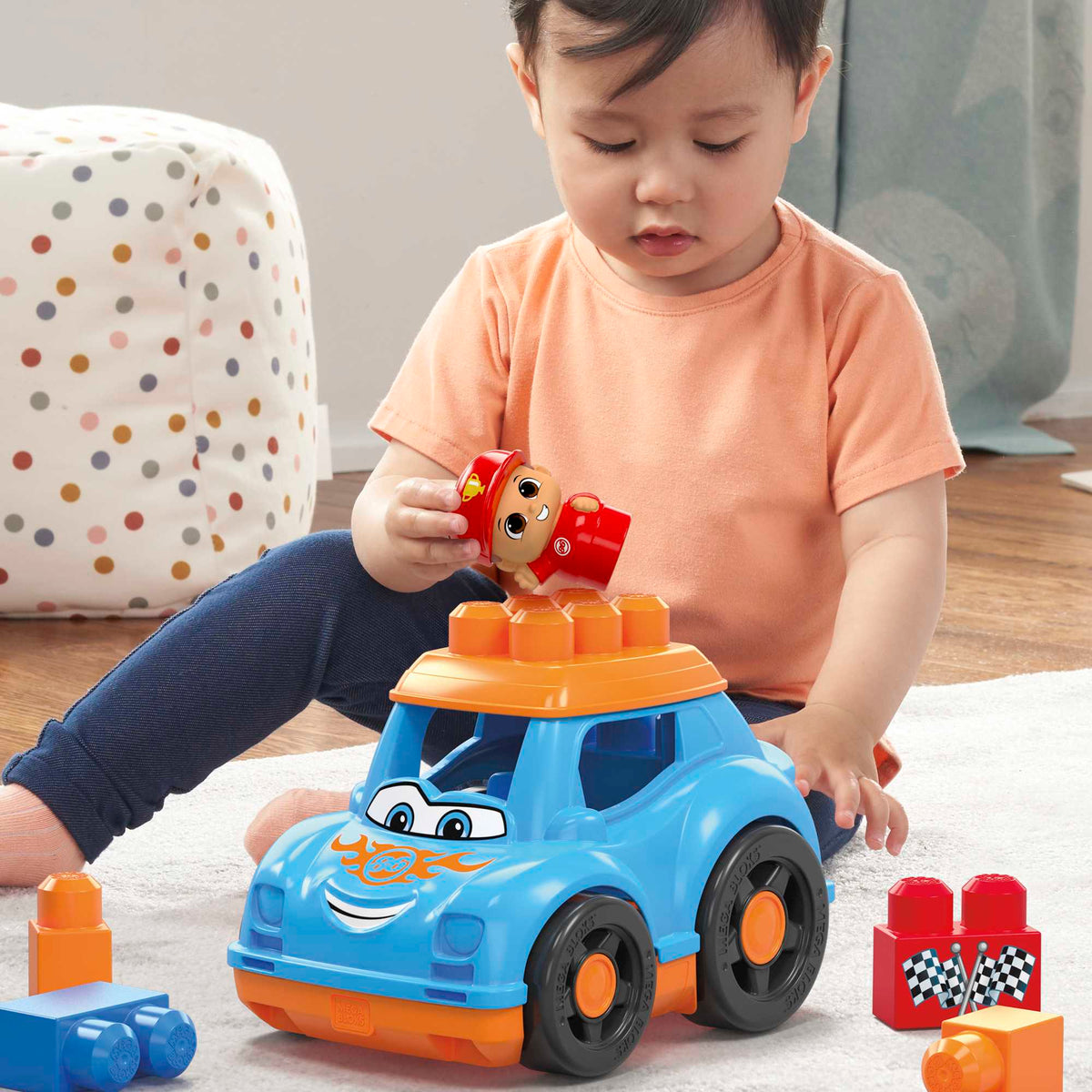 MEGA Bloks İlk İnşacılar Ricky Yarış Arabası
