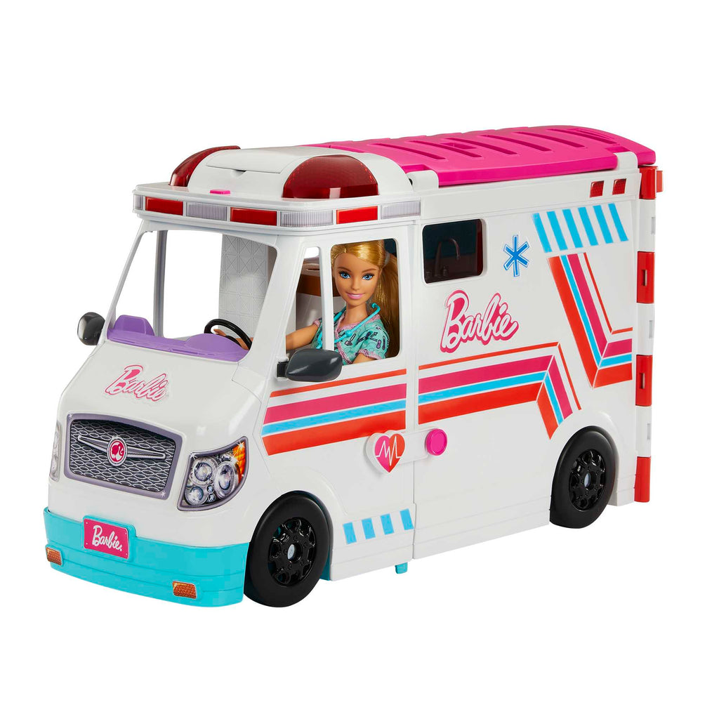 Barbie Ambulans ve Klinik 2'si 1 Arada Oyun Seti