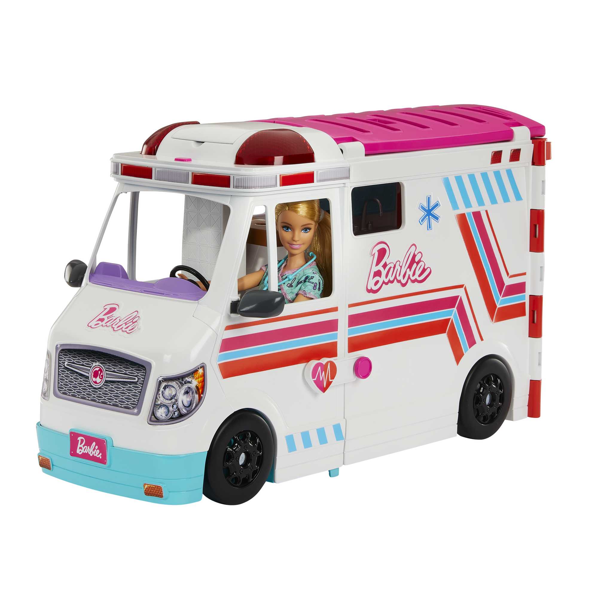 Barbie Ambulans ve Klinik 2'si 1 Arada Oyun Seti
