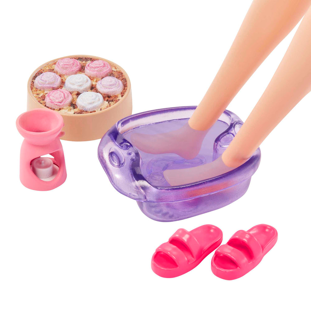 Barbie® ve yavru köpeği, çocuklar için oyuncaklar, kişisel bakım spa günü