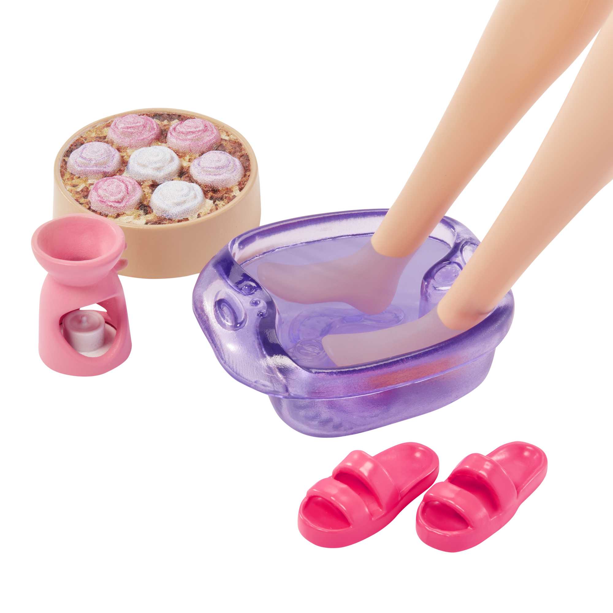 Barbie® ve yavru köpeği, çocuklar için oyuncaklar, kişisel bakım spa günü