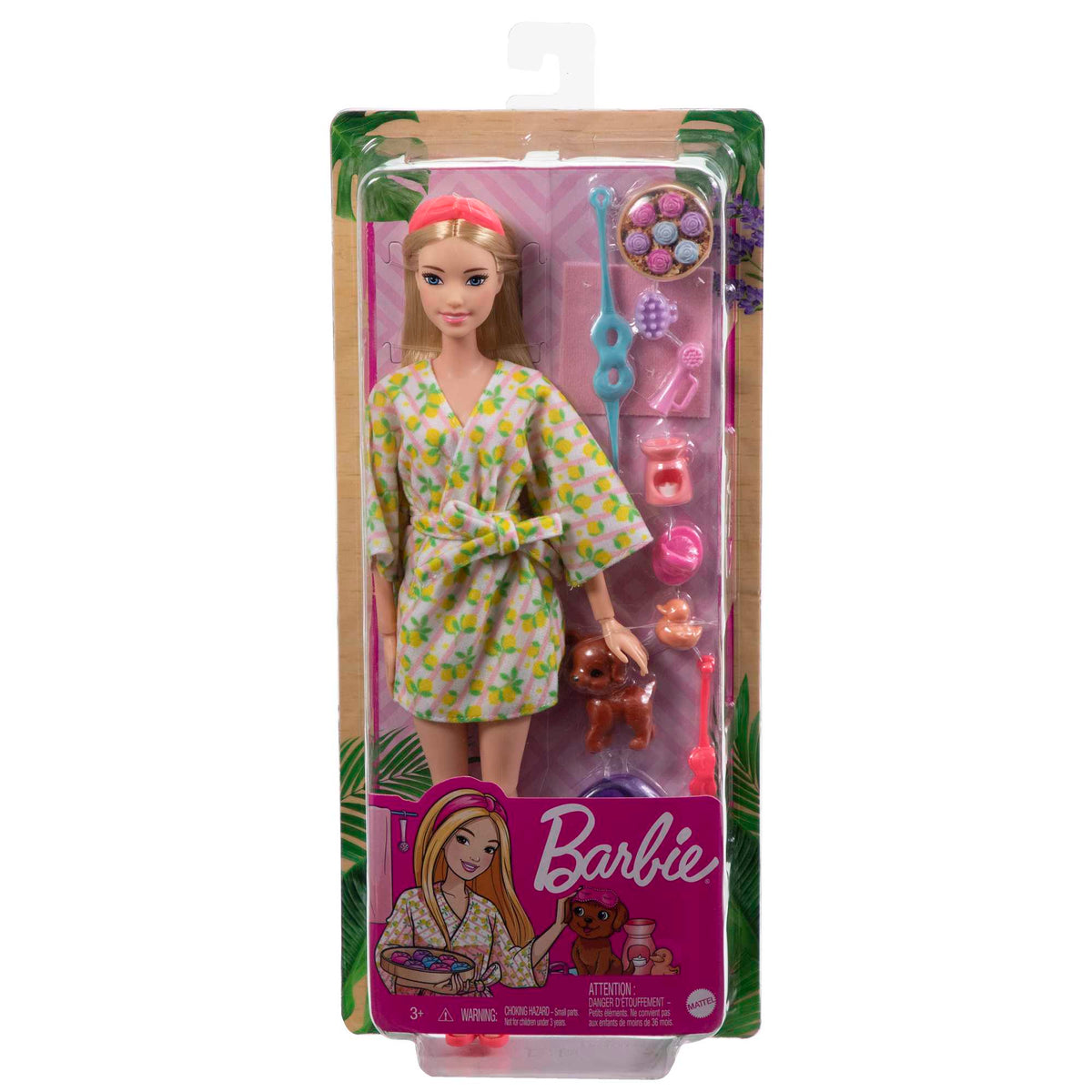 Barbie® ve yavru köpeği, çocuklar için oyuncaklar, kişisel bakım spa günü
