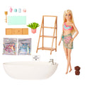 Barbie Wellness - Barbie'nin Spa Günü oyun seti, konfeti sabun ve aksesuarlar