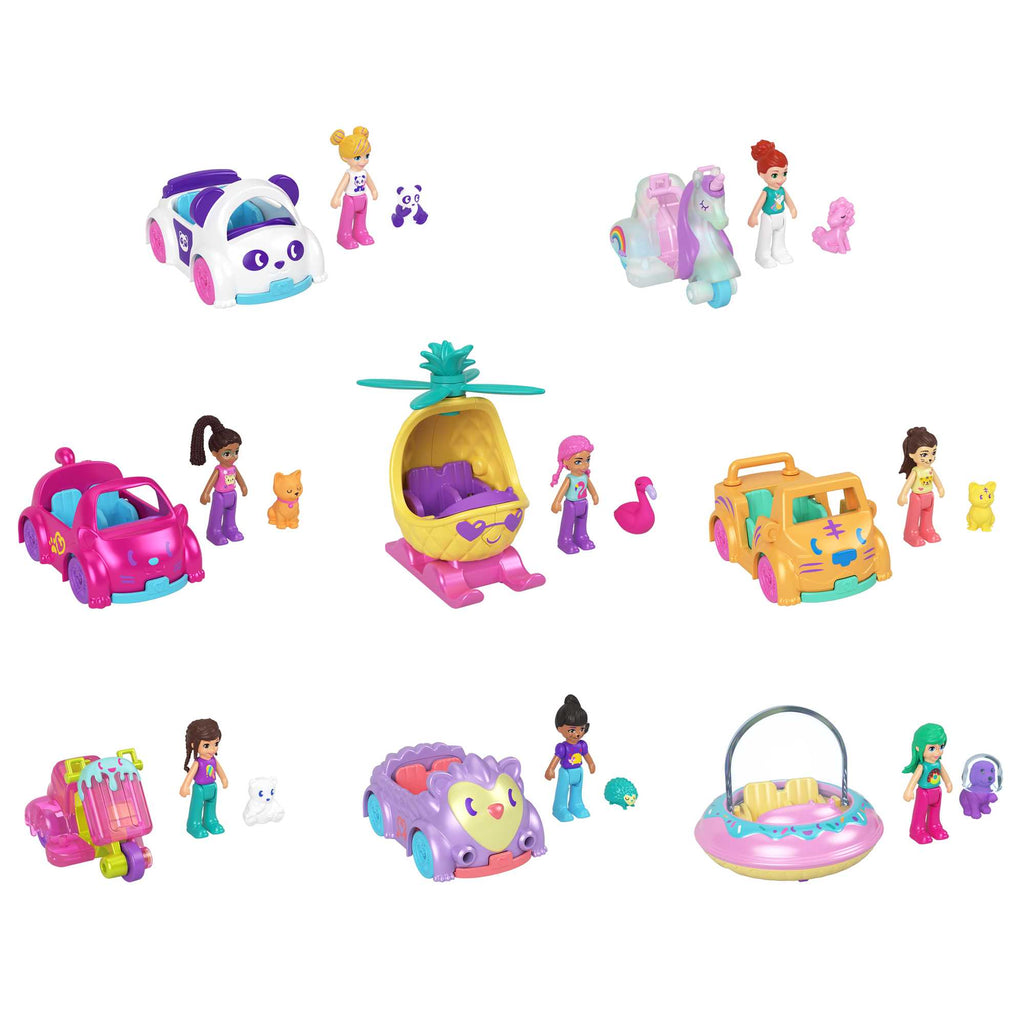 Polly Pocket'ın Muhteşem Araçları Oyun Setleri
