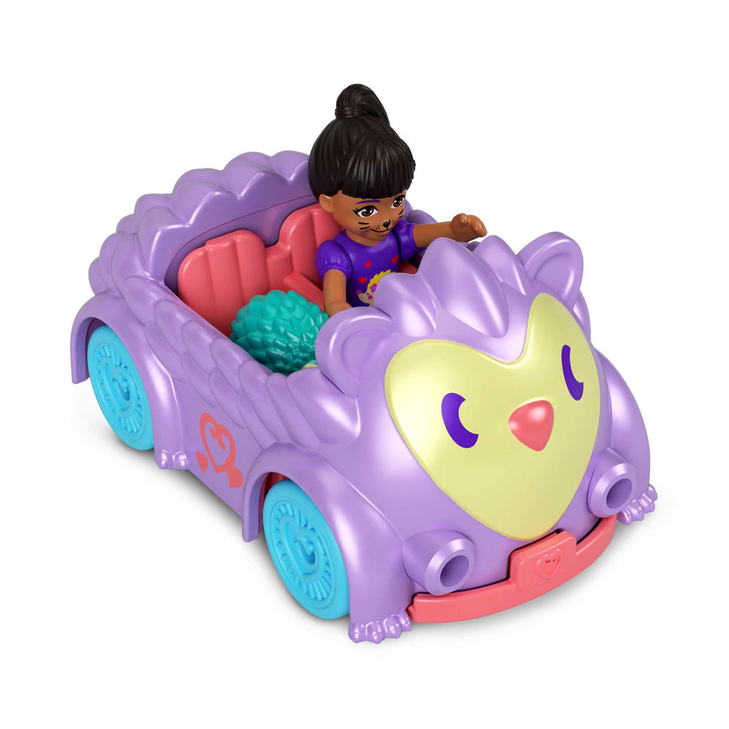 Polly Pocket Mikro Bebek ve Kirpi Temalı Metal Araba