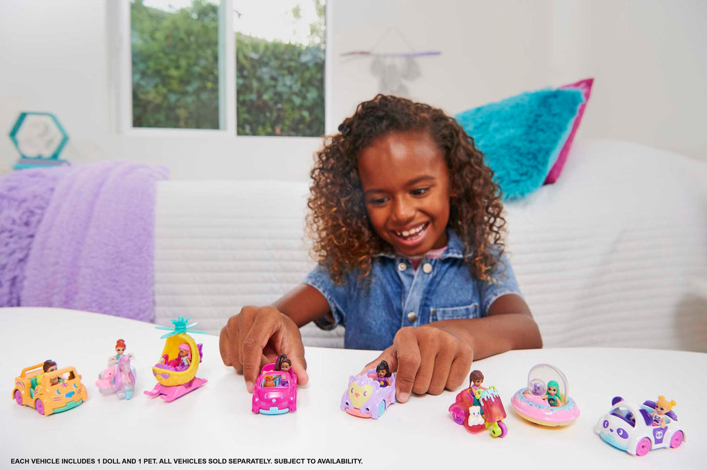 Polly Pocket Mikro Bebek ve Ananas Temalı Metal Helikopter