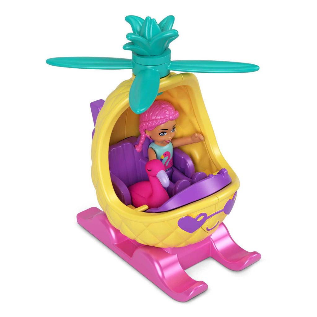 Polly Pocket Mikro Bebek ve Ananas Temalı Metal Helikopter