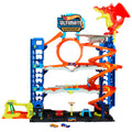 2 Metal Araba ve 50'den Fazla Arabalık Oyuncak Otoparkı içeren Hot Wheels™ Şehri Yeni Ultimate Garaj Oyun Seti