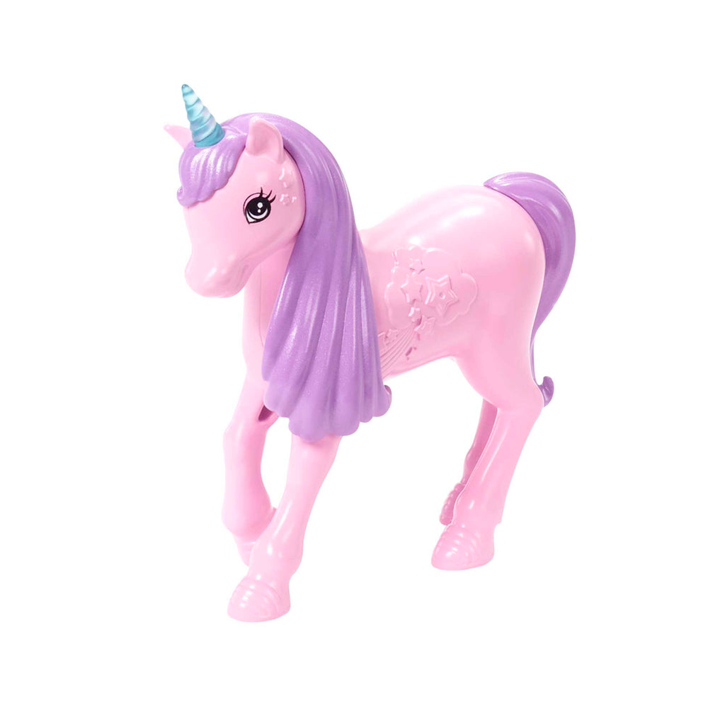 Barbie Dreamtopia Bebek ve Aksesuar Seti – Deniz Kızı Kuyruğu, Etek, Ejderha ve Tek Boynuzlu At