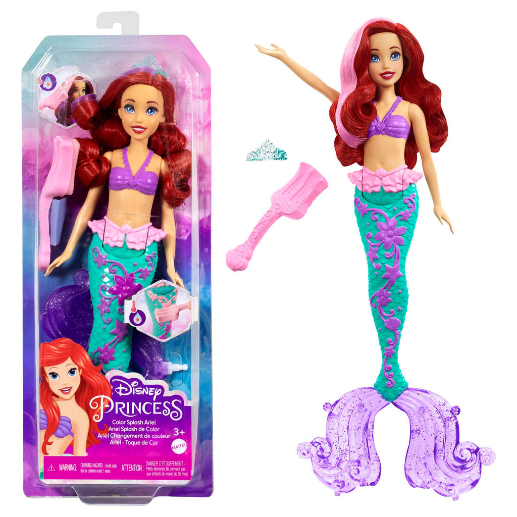 Disney Prenses Muhteşem Renk Değiştiren Saçlı Deniz Kızı Ariel