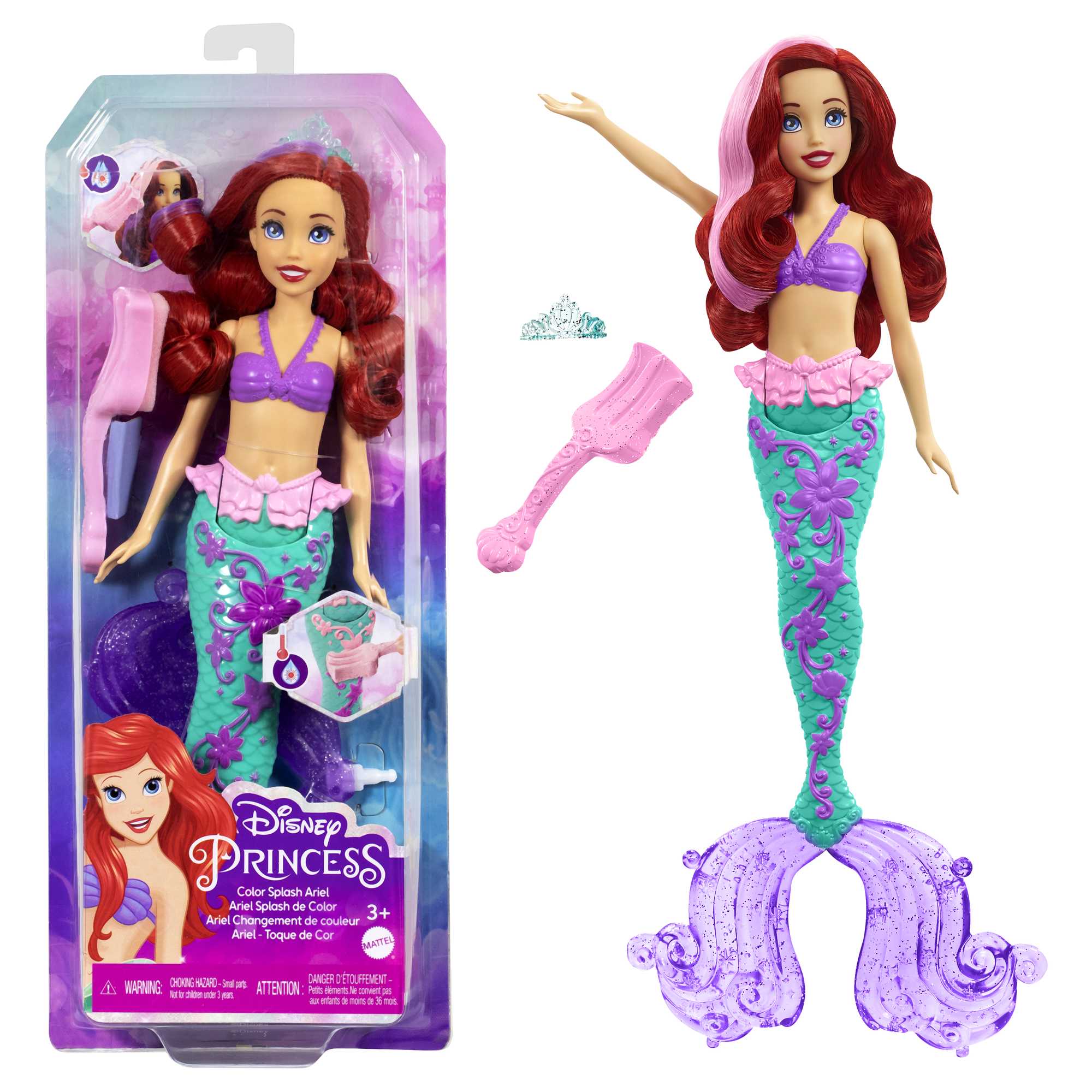 Disney Prenses Muhteşem Renk Değiştiren Saçlı Deniz Kızı Ariel